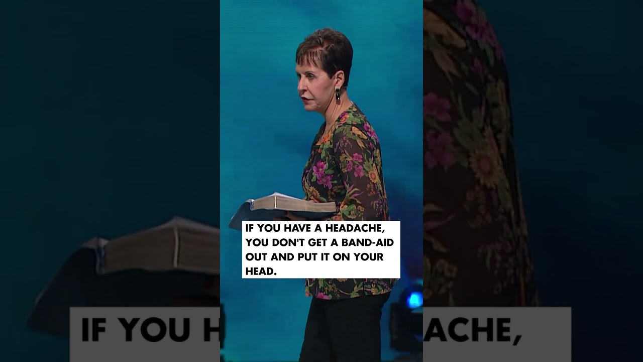 How To Treat Sickness In Our Spirits | Joyce Meyer