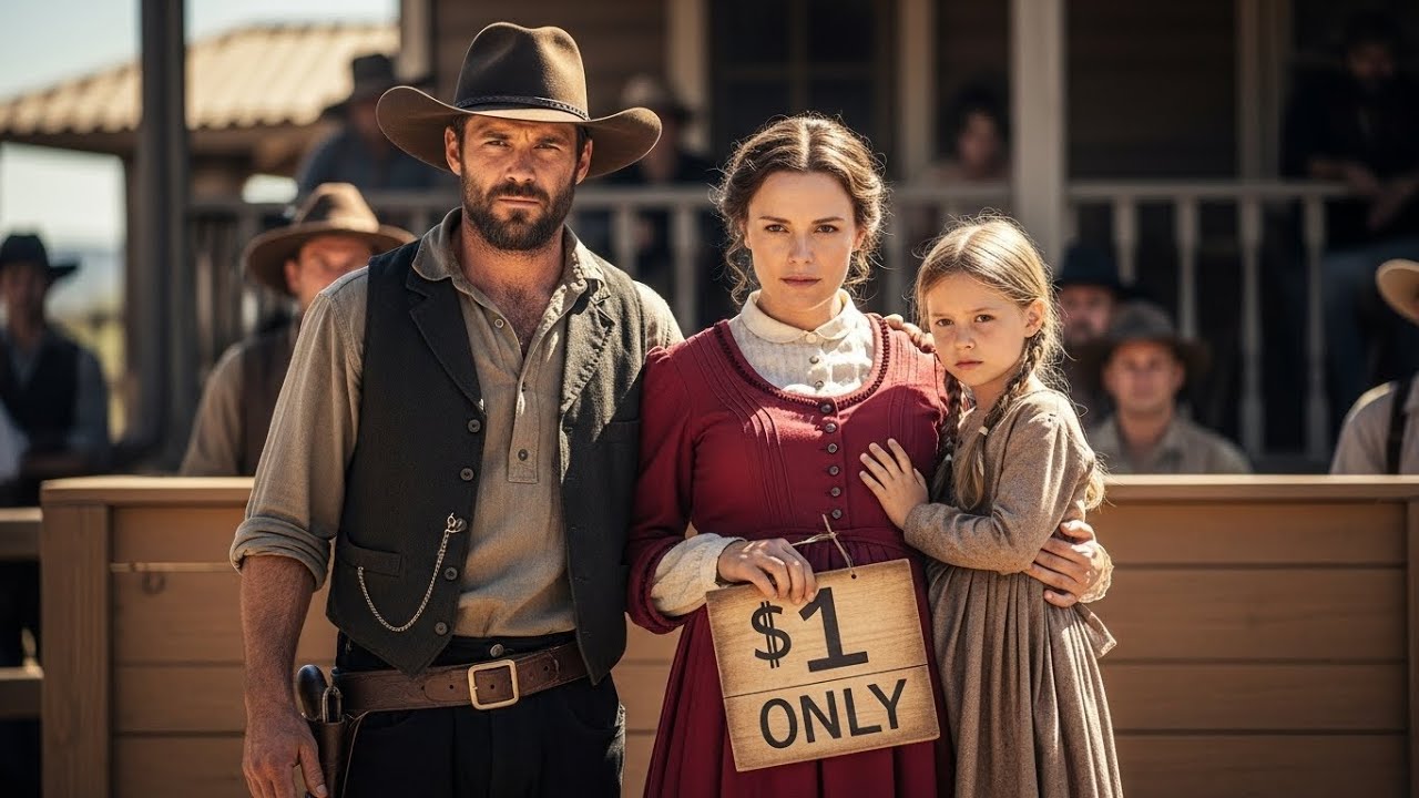 They Auctioned a Pregnant Widow and Her Child — One Cowboy’s Choice Shocked the West