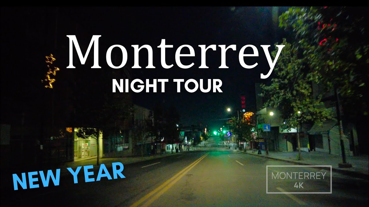 [ 4K ] Recorrido madrugada 1 de Enero Monterrey NL México - Año nuevo - Night drive - Monterrey 4K