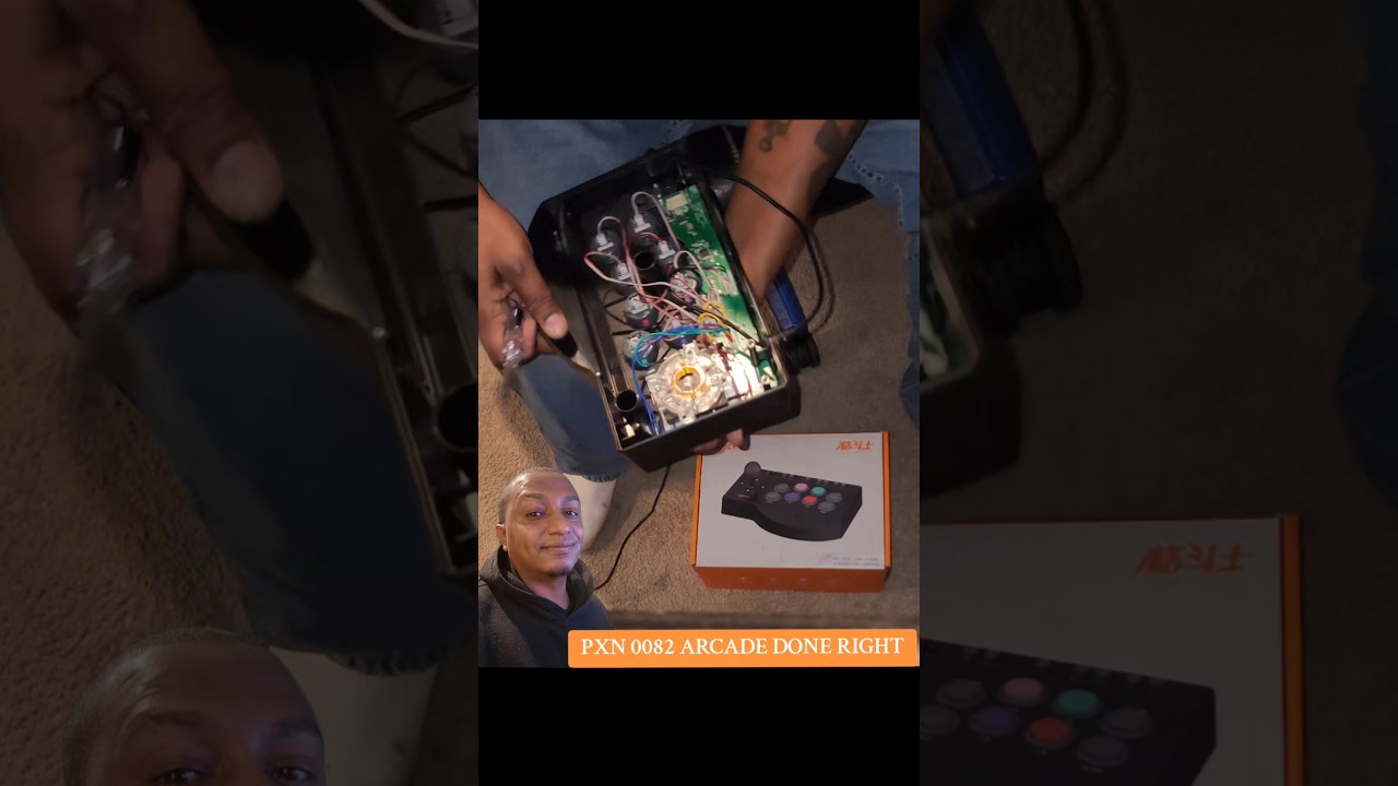 Модификация аркадного джойстика PXN 0082. Вот ускоренная версия того, как я распаковываю свой 