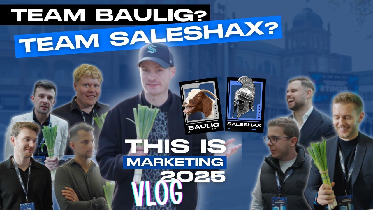 Team Baulig oder Team Saleshax? THIS IS MARKETING 2025 VLOG