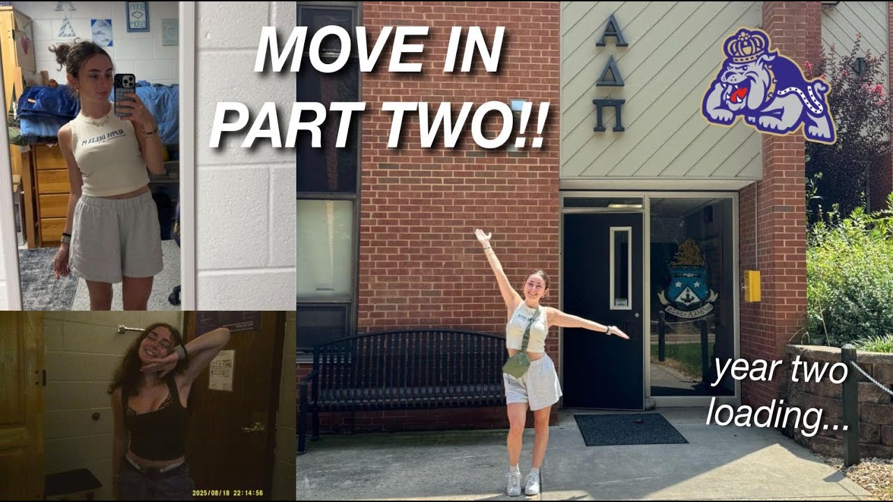 MOVING INTO THE JMU SORORITY HOUSE (ADPALACE!!!) | valentina maria