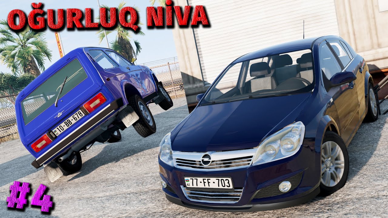 KİMSƏSİZ DƏMİRÇİ #4 və OĞURLANMIŞ LADA - NİVA | BeamNG.Drive | Maşın Oyunları | 