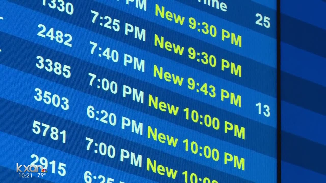 Dozens of flights diverted at Austin-Bergstrom airport