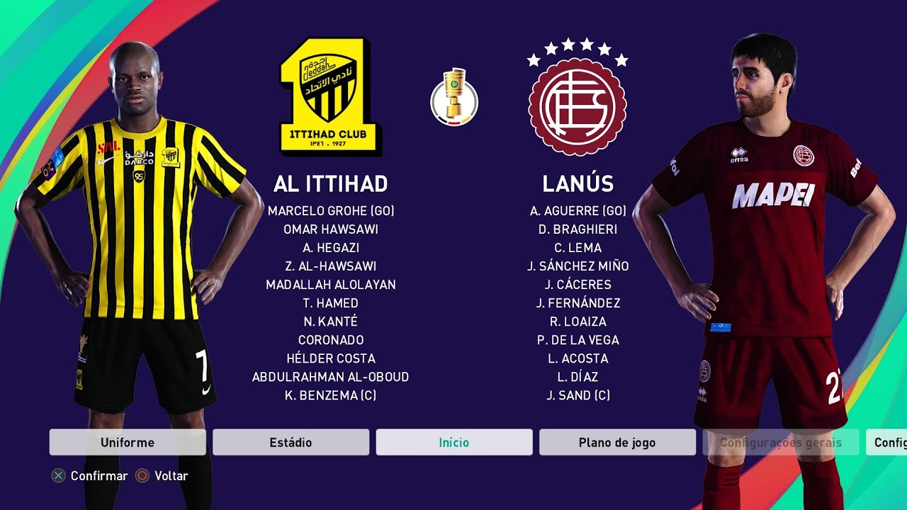 AL ITTIHAD x LANÚS | MUNDIAL de CLUBES e SELEÇÕES 10° DIVISÃO |  GRUPO 1 RODADA 5/6 | GAMEPLAY