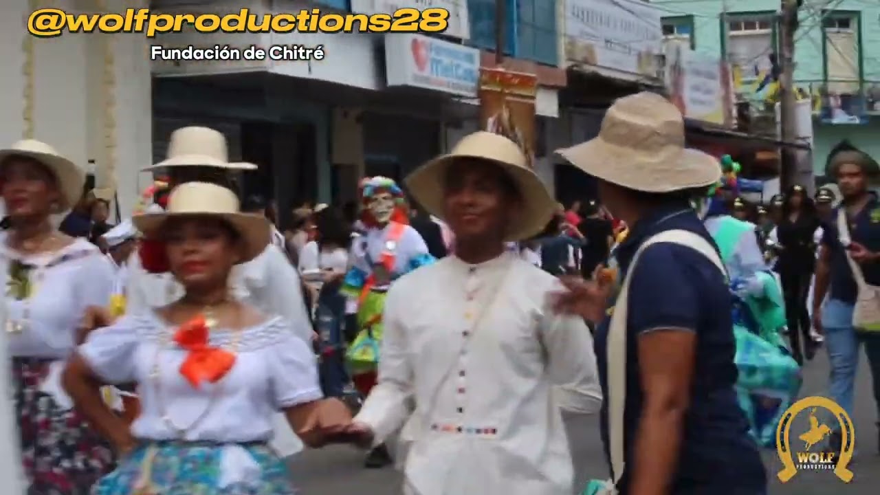 Banda del CEBG Federico Zúñiga Feliú en Desfile de Chitré 19 de octubre de 2023
