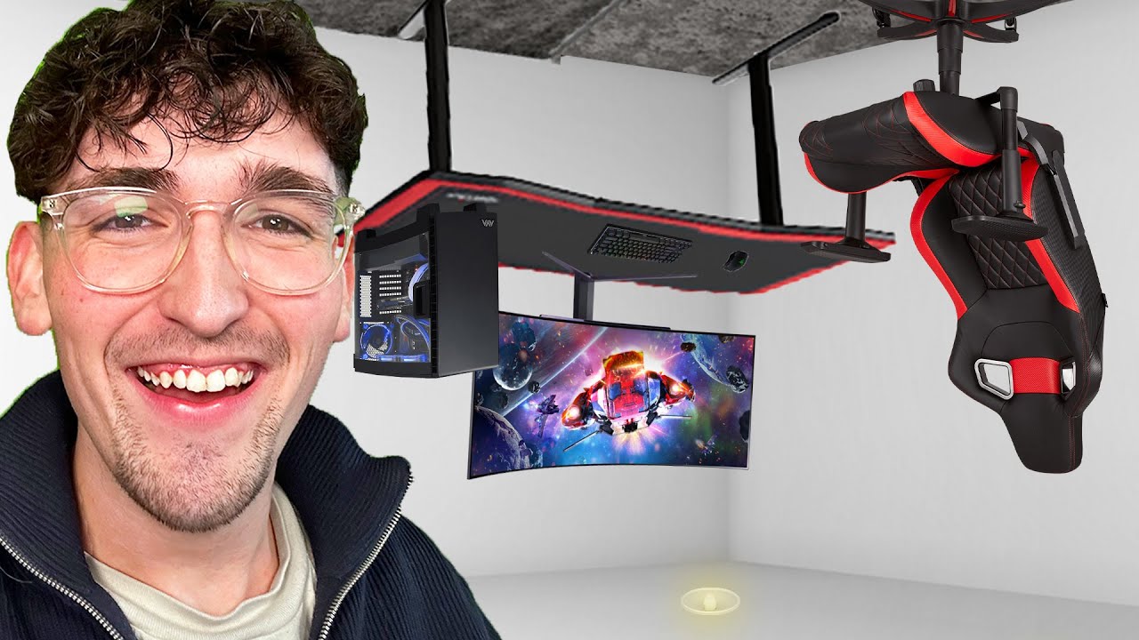 Flipping My Friends Gaming Room Upside Down!