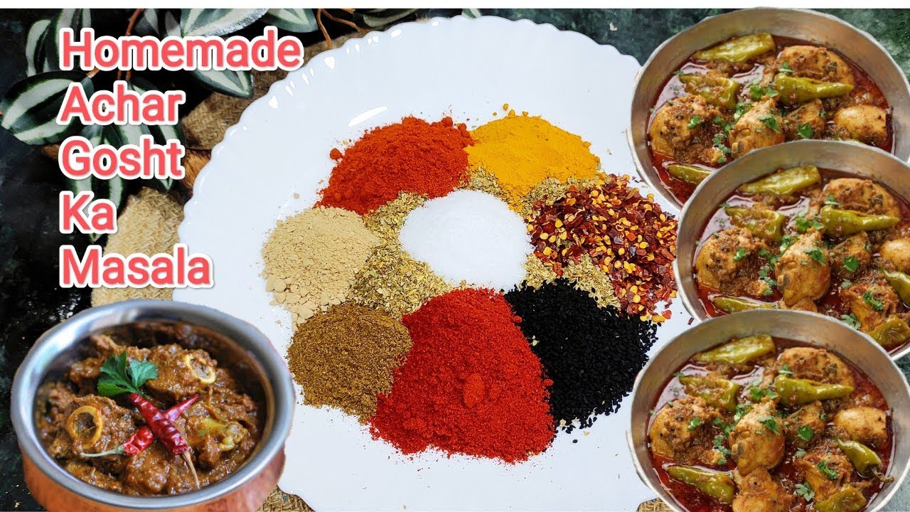 Homemade Achar Gosht Ka Masala | Achari Chicken | Achari Mutton | Achari Keema | Achar Gosht Recipe