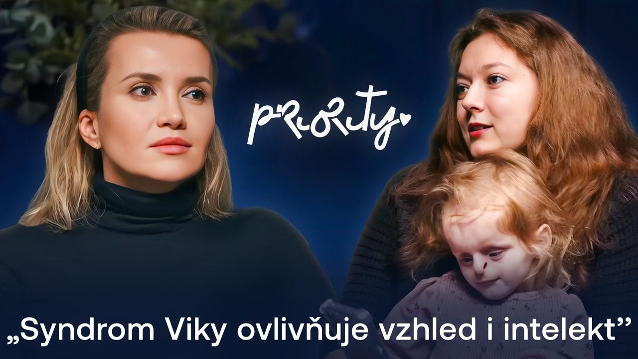 Andrea a Viky (9 let). Vzácný syndrom ovlivňující její intelekt i vzhled má jako jediná v ČR.
