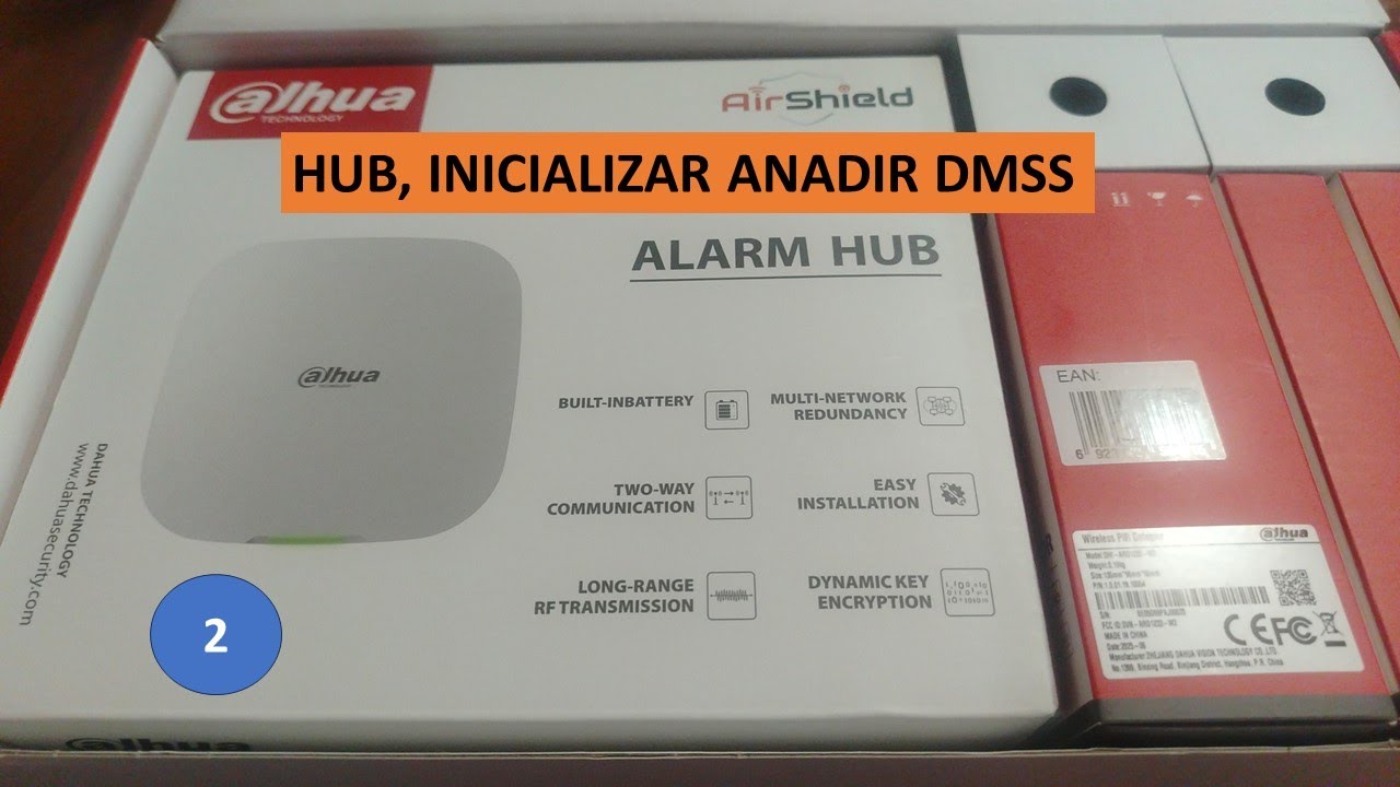 Kit Alarma Inalambrica Dahua, HUB, Inicializar anadir DMSS