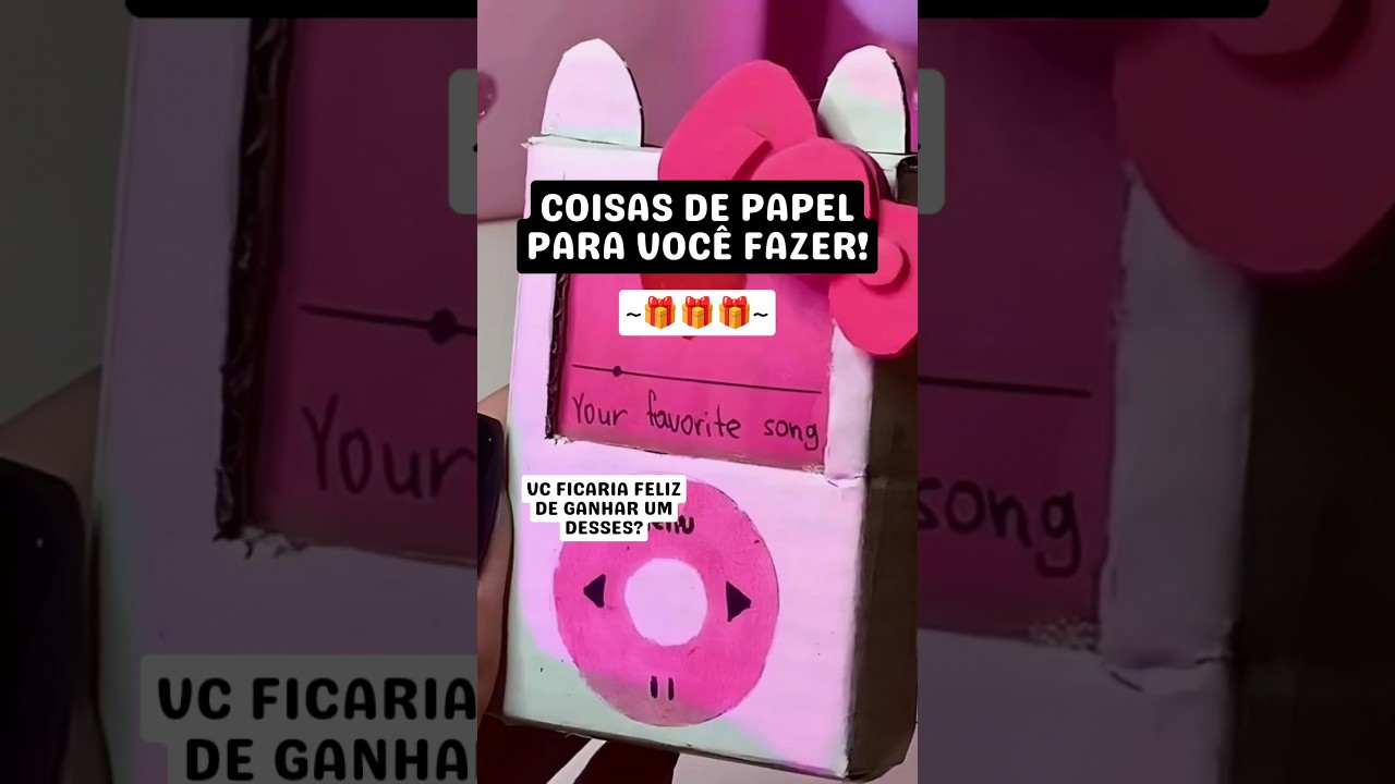 Coisas de papel para fazer no t&eacute;dio! #shorts #diy
