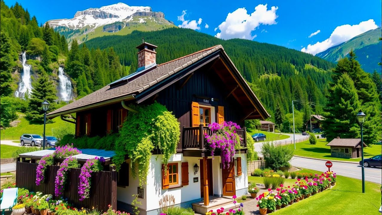 Beautiful Swiss Villages Bristen Uri 🇨🇭Switzerland