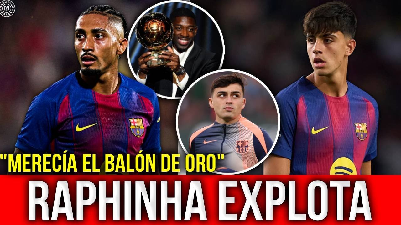 RAPHINHA CONFIRMA QUE MERECÍA EL BALÓN DE ORO, MARC BERNAL SE QUEDA, GANANCIAS EN CHAMPIONS