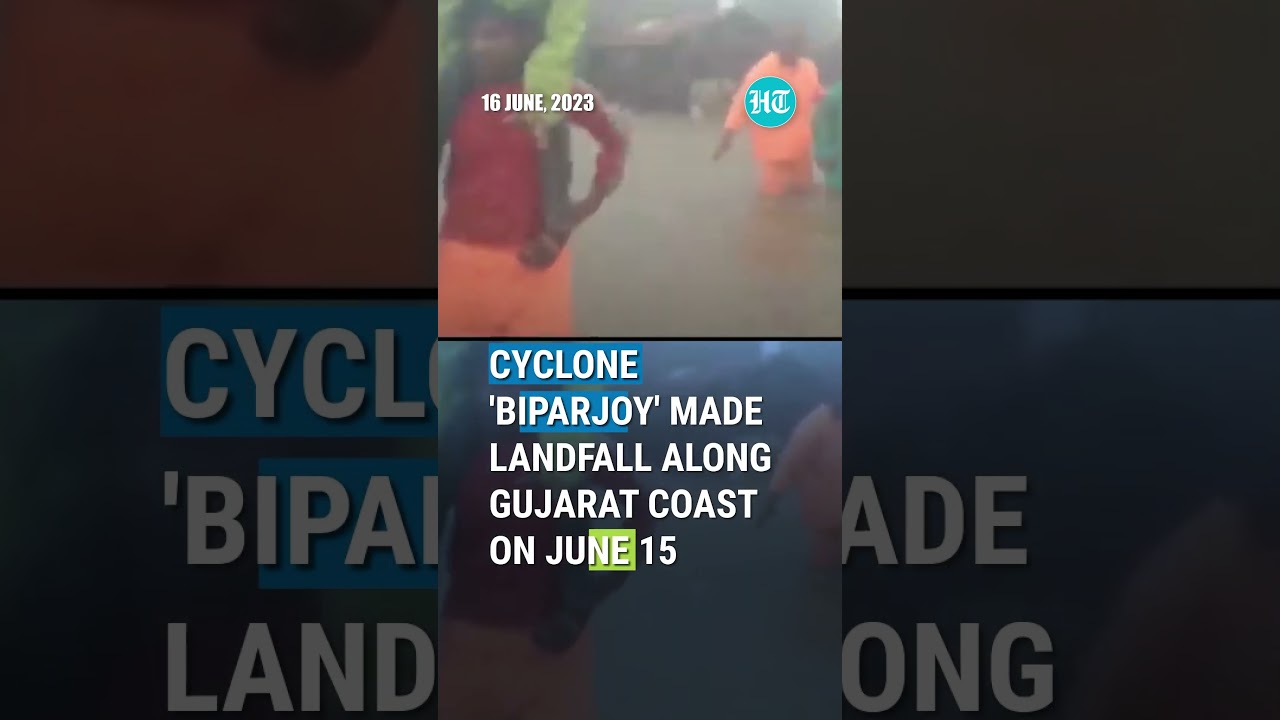 On Cam: NDRF Team Rescues 2 People In Dwarka After Biparjoy Hits Coast