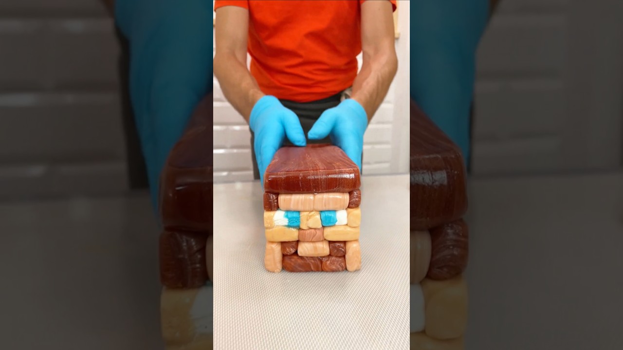 Transforming Steve Minecraft into Epic Candy! The Ultimate Gamer Snack Recipe!