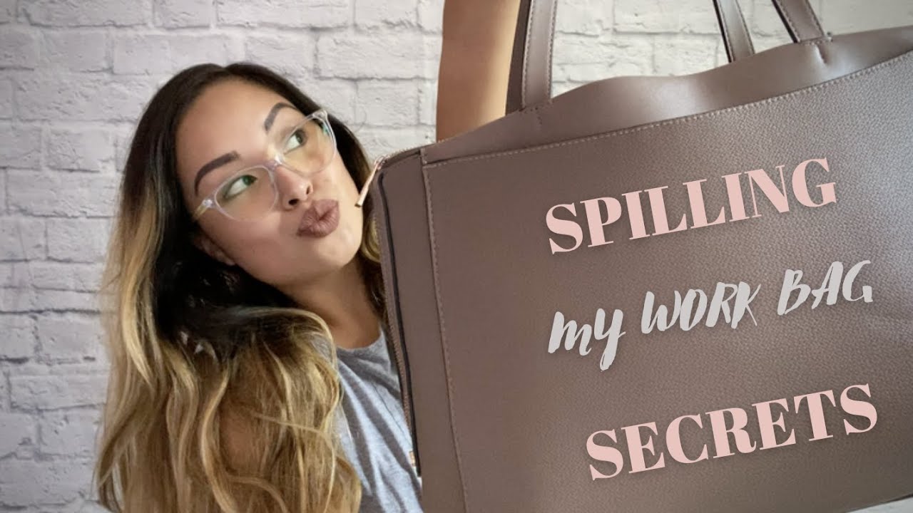 What's in my work bag? *coworkers don't watch*