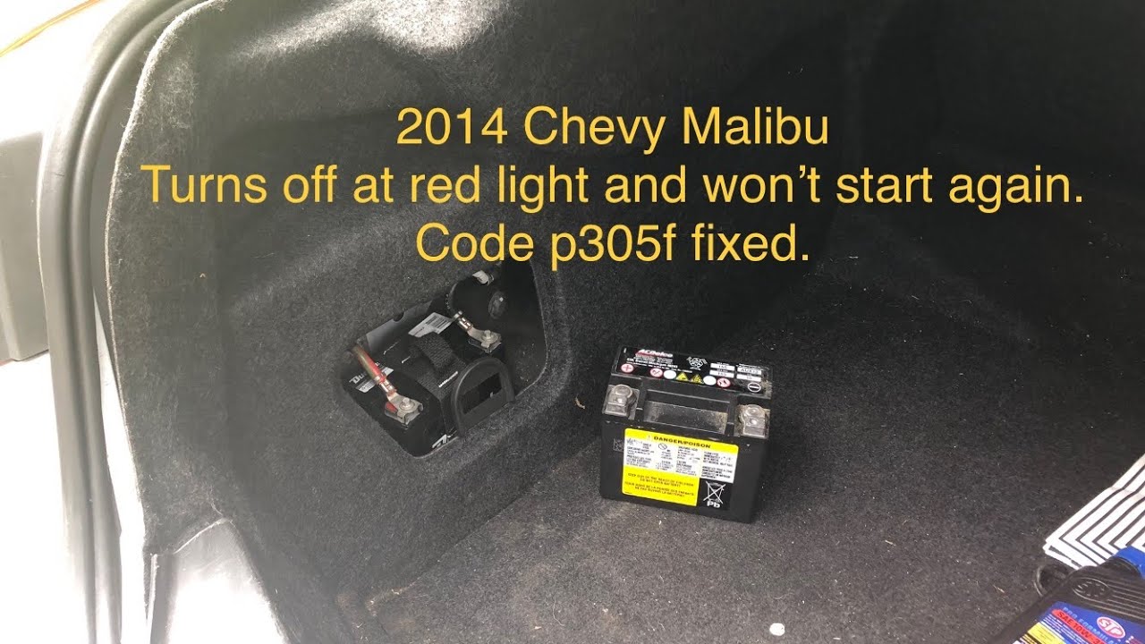 2013-2015 Chevy Malibu code p305f.