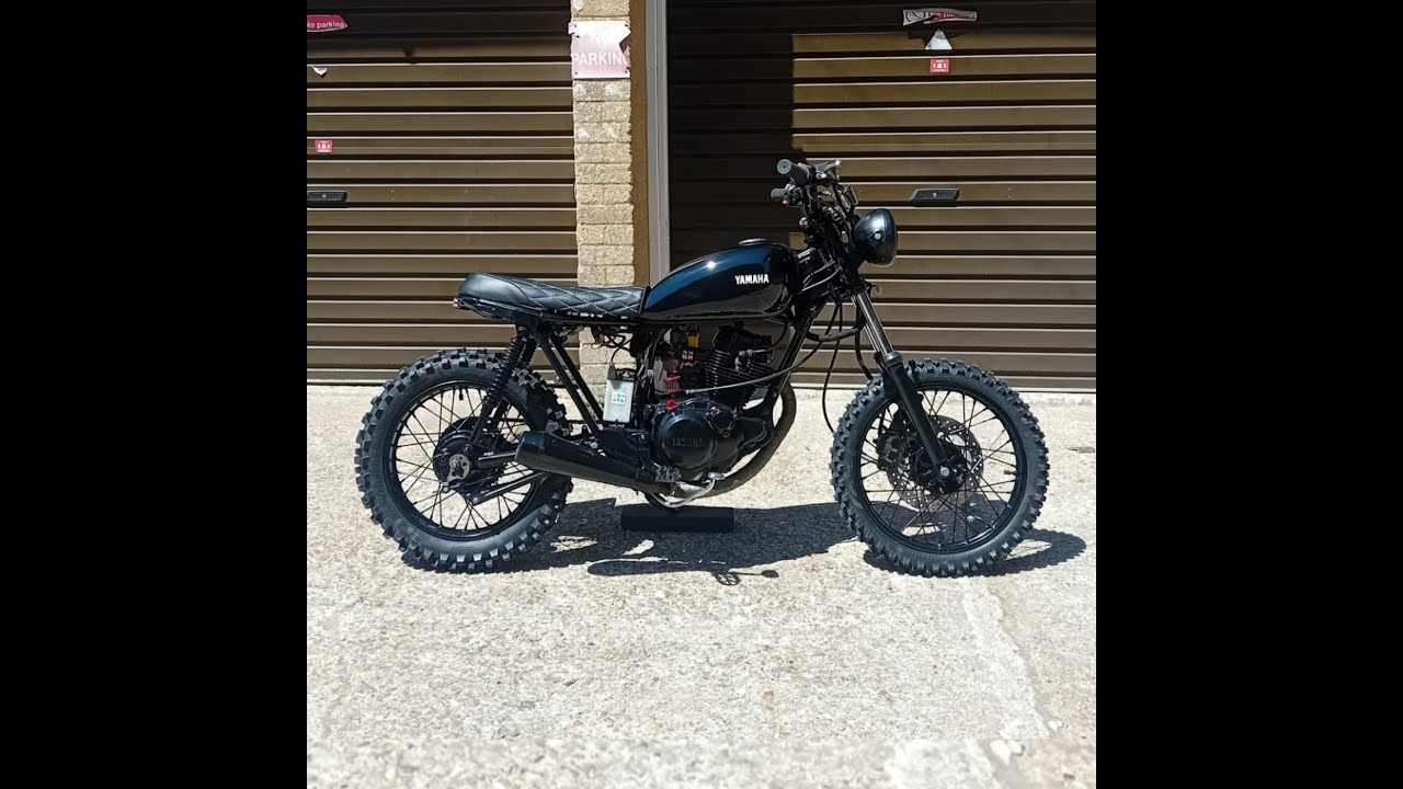 S9 E5 - YAMAHA SR125 CAFE RACER/SCRAMBLER FULL CINEMATIC TIMELAPSE BUILD.