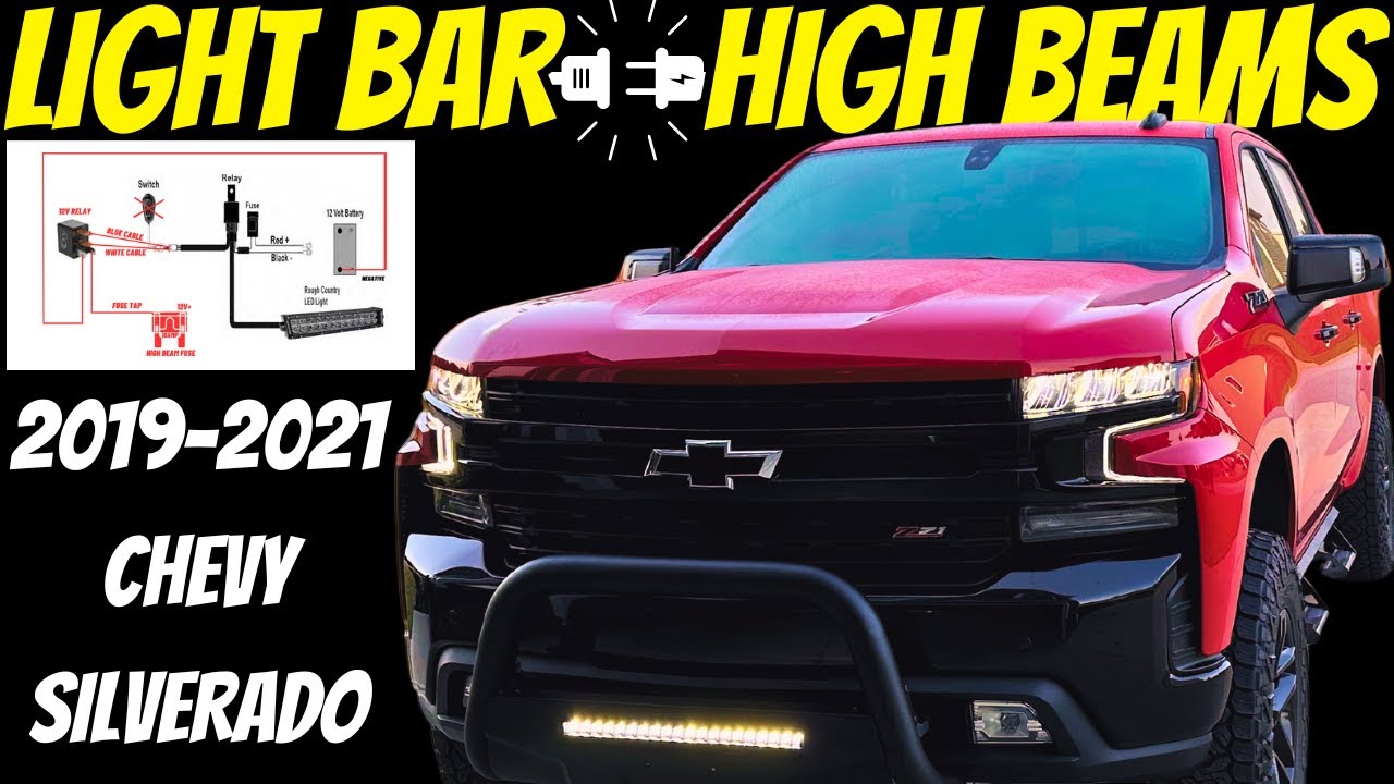 How to Wire LIGHT BAR to HIGH BEAMS | Much Brighter at Night!