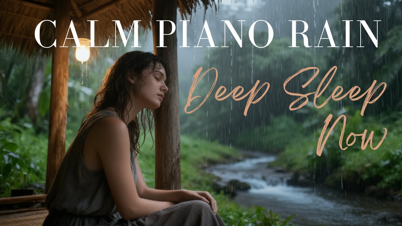 Soft Piano Music for Relaxation 🌧️  Can This Rain Melody Help You Sleep Better #relaxationmusic
