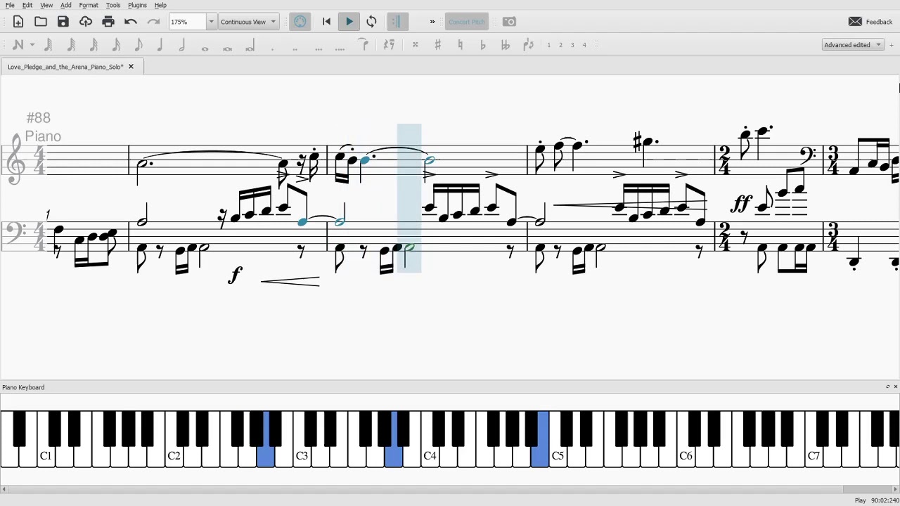 Love Pledge and the Arena - Piano Cover