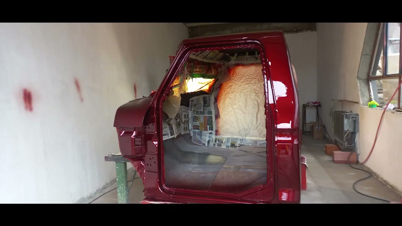 Ford 100 restauración. Proceso  de arenado y pintado de cabina.
