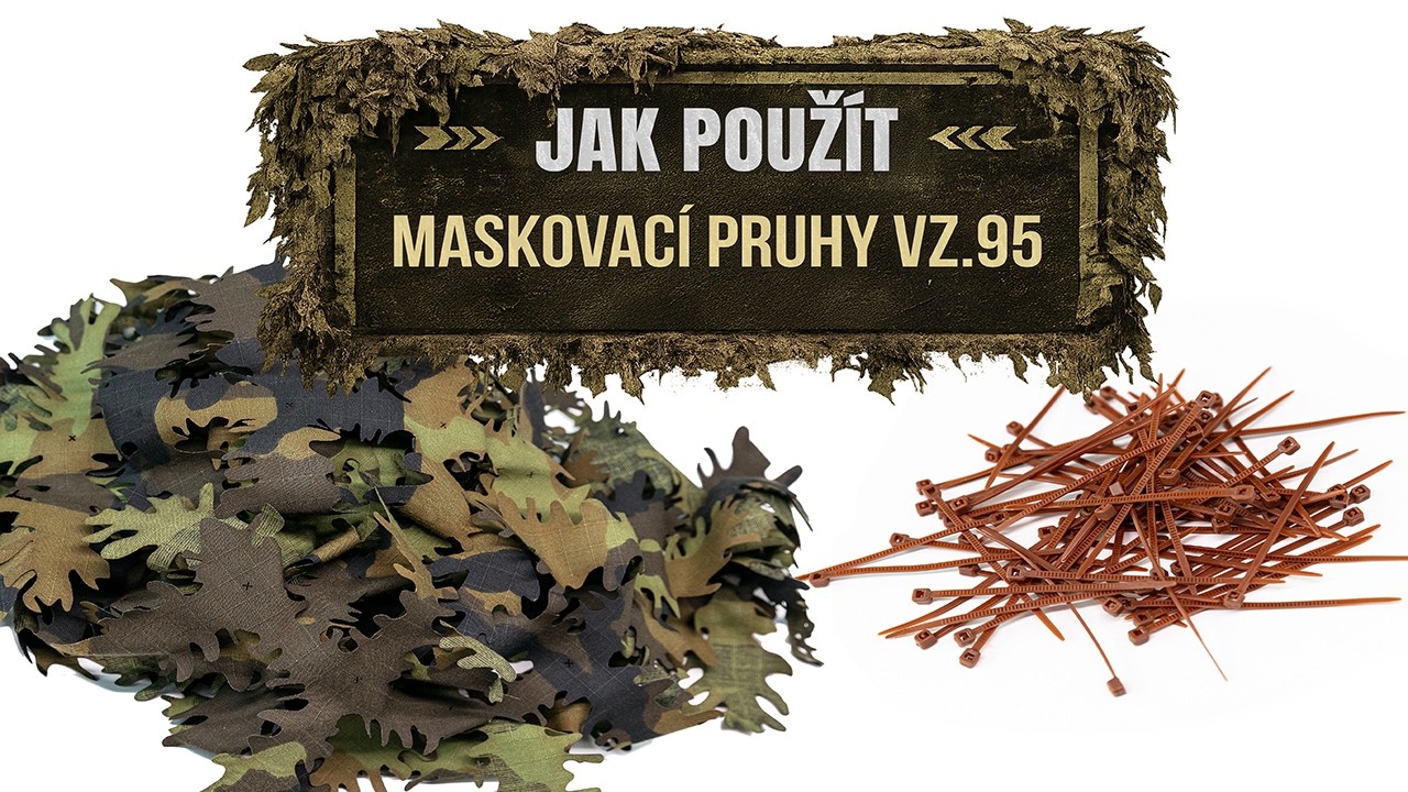 Maskovací pruhy vz.95 - návod/tutorial CZ BALISTA (maskovací komponenty)