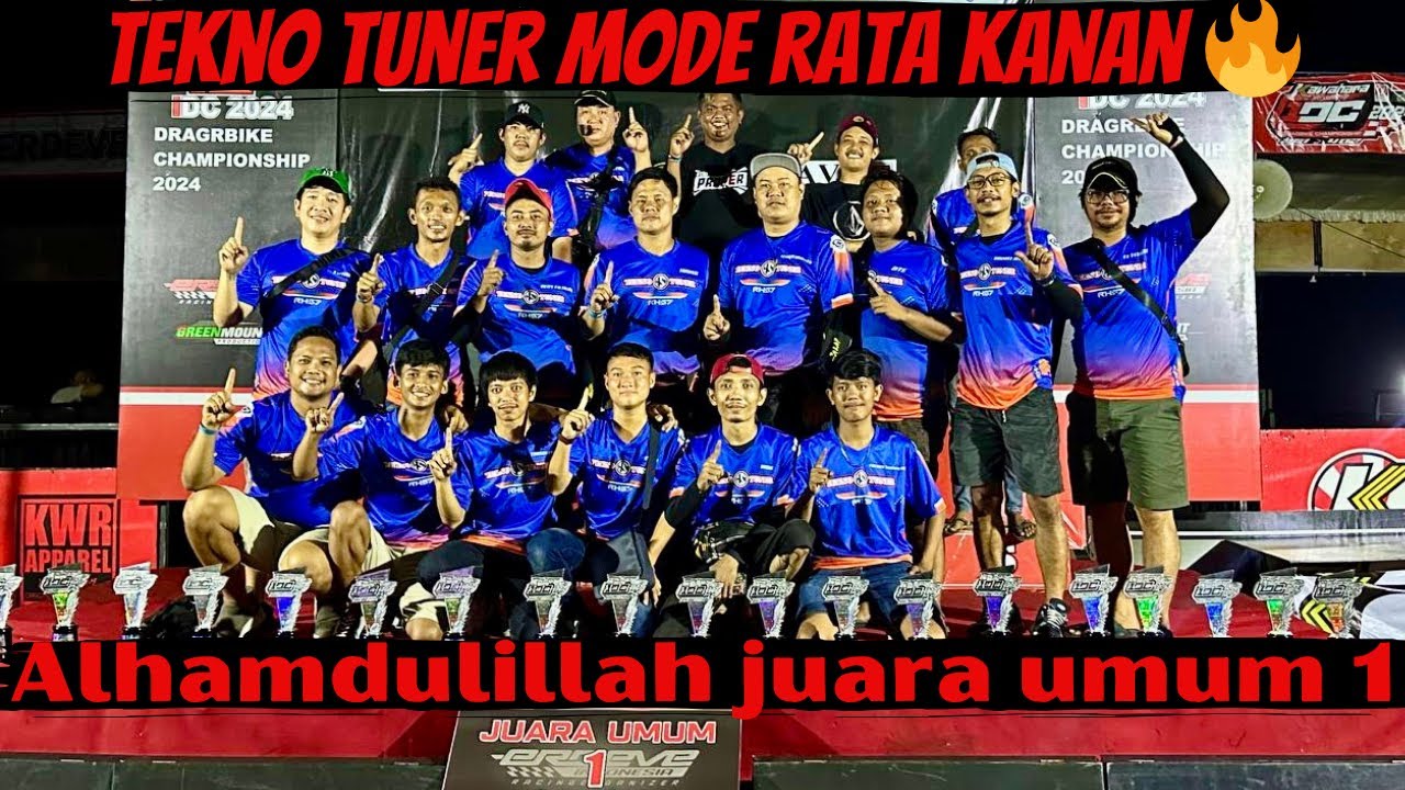 TEKNO TUNER MODE RATA KANAN !! JUARA UMUM 1 IDC 402M ROUND 2 !!