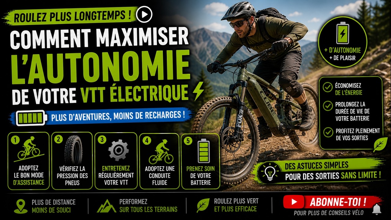 Optimisation de l'Autonomie d'un VTT &Eacute;lectrique : Astuces et Conseils Pratiques