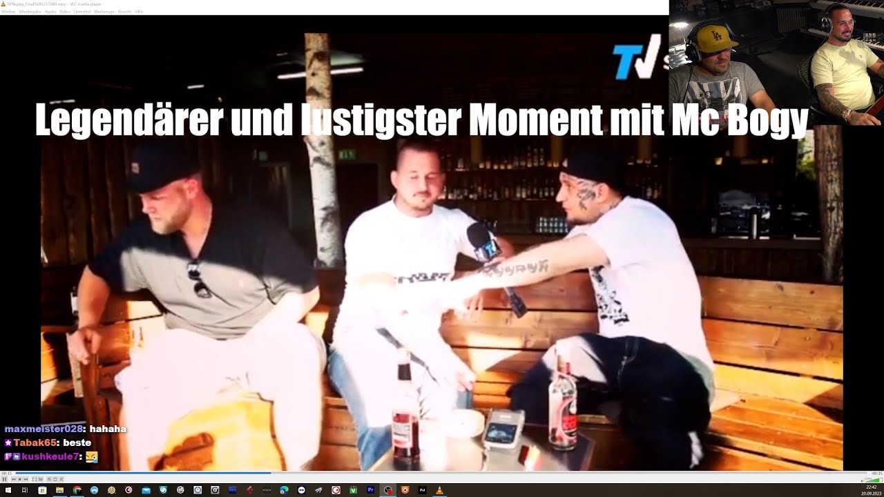 Legendärer und lustigster Moment mit Mc Bogy / CASHMO STREAM HIGHLIGHT