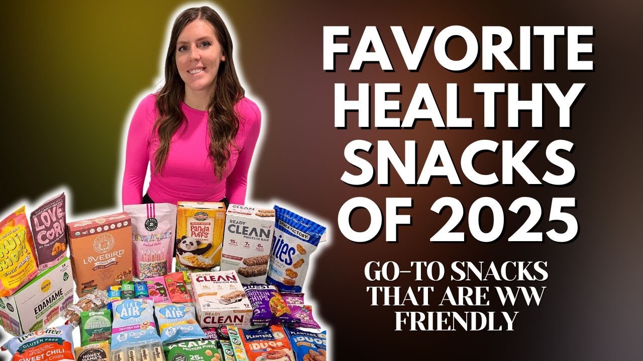 My Favorite Healthy Snacks for Weight Loss (2025) Weight Watchers Points | New Challenge & Step Bet!