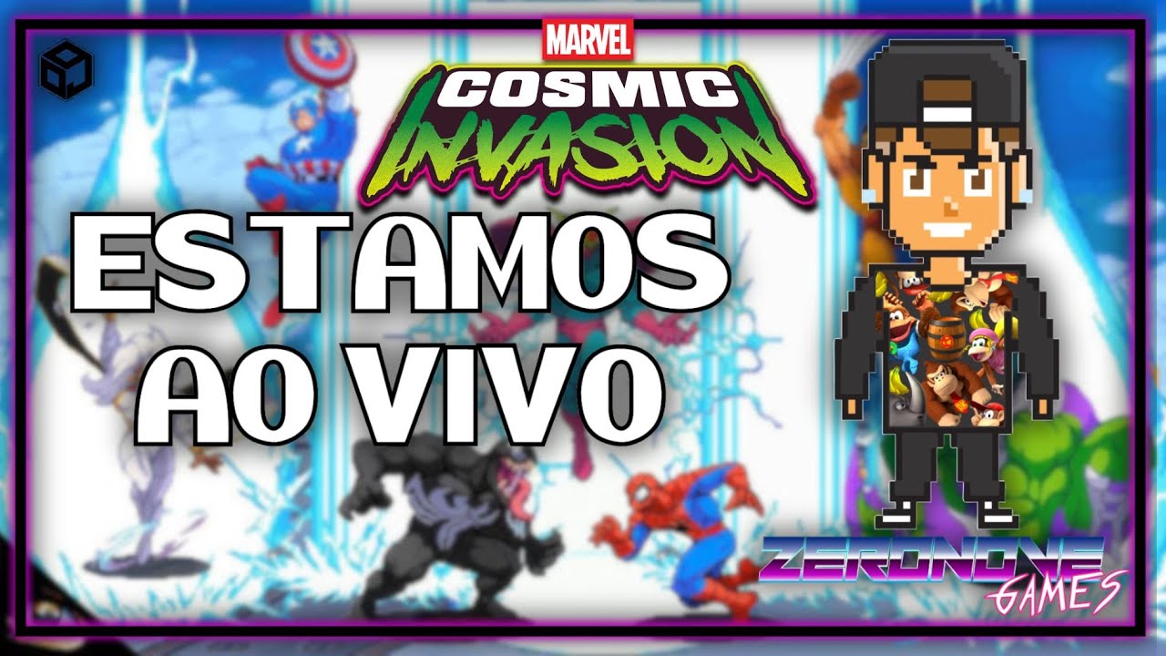 🎮 MARVEL COSMIC INVASION AO VIVO — AÇÃO RETRÔ COM OS HERÓIS! 🔥#2