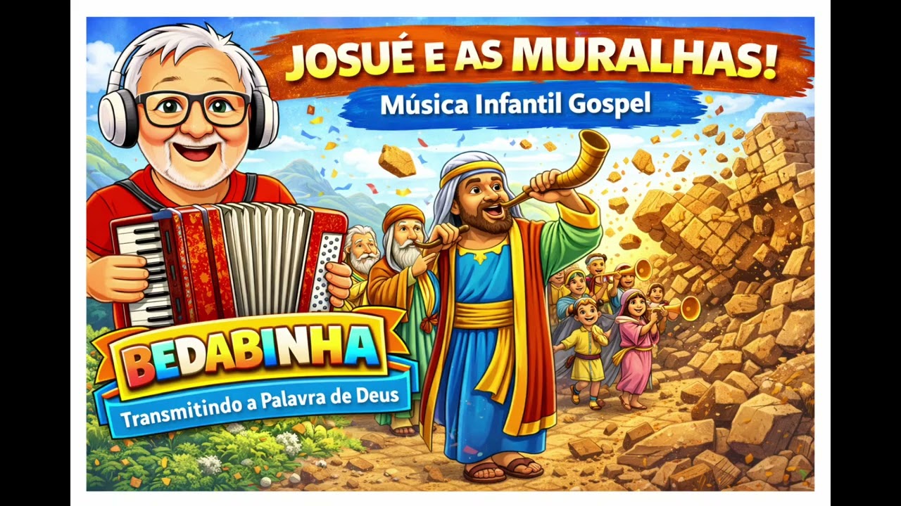 Josué e as Muralhas - Música  Infantil Cristã Animada | Louvor para Crianças 
