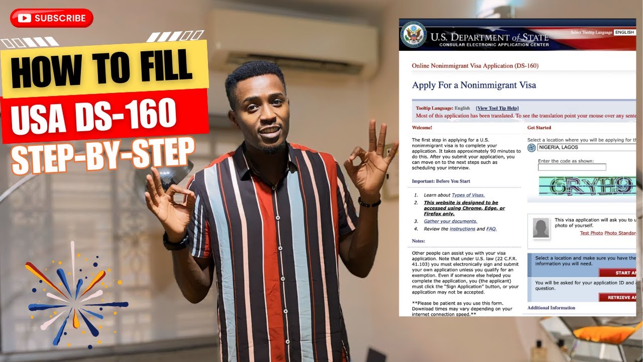 Applying for a USA Visa? 🇺🇸 Watch this before you fill your DS-160 Form!