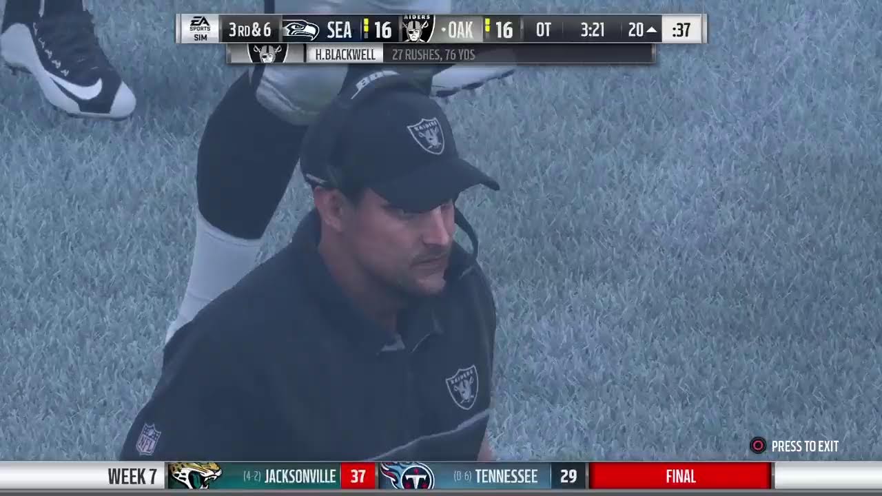 S9 W7 Seahawks vs Raiders