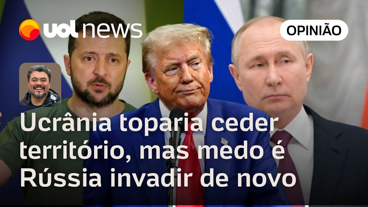 Ucrânia ceder território é a parte mais simples, medo é a Rússia invadir novamente, analisa Sakamoto