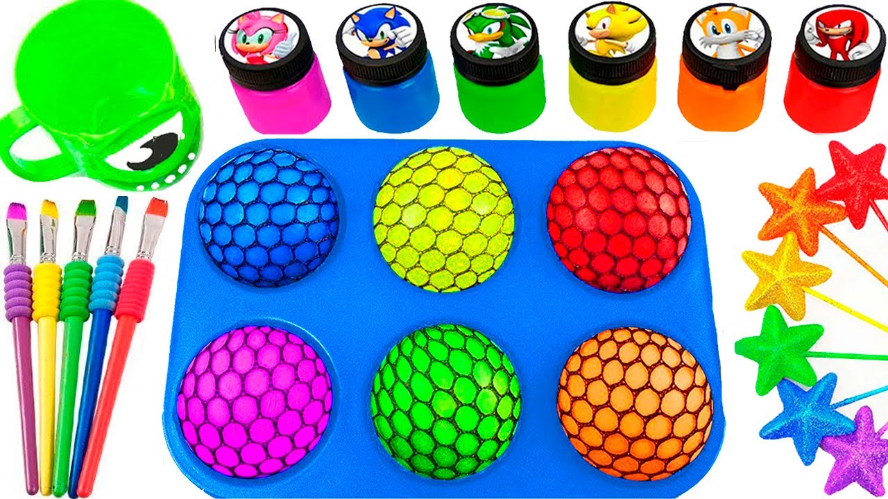 Satisfying Video l DIY How To Make Rainbow Glow Sprunki Slimes and Crazy Glitter Cookie Balls ASMR