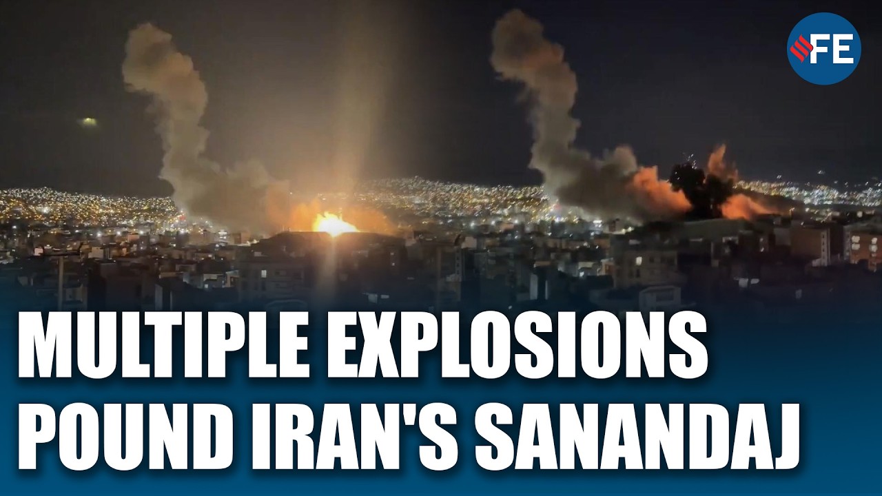 Multiple Explosions Rock Iran’s Sanandaj Amid Joint US-Israel Operation