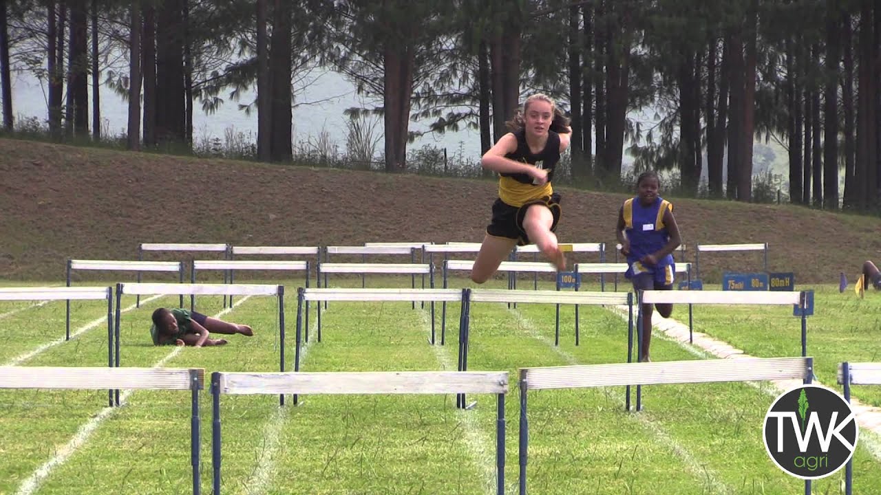 Amsterdam Primary School Athletics - 07-02-15 - Hurdles