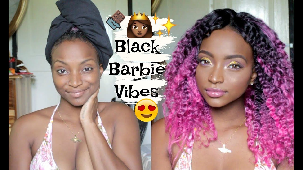 Watch Me Transform! Black Barbie Edition! | NaturallyMsToya