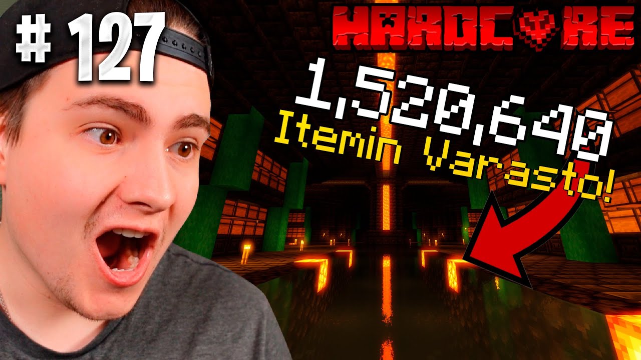 Minecraft Hardcore: 1.5 MILJOONAN ITEMIN AUTOMAATTINEN VARASTO! #127