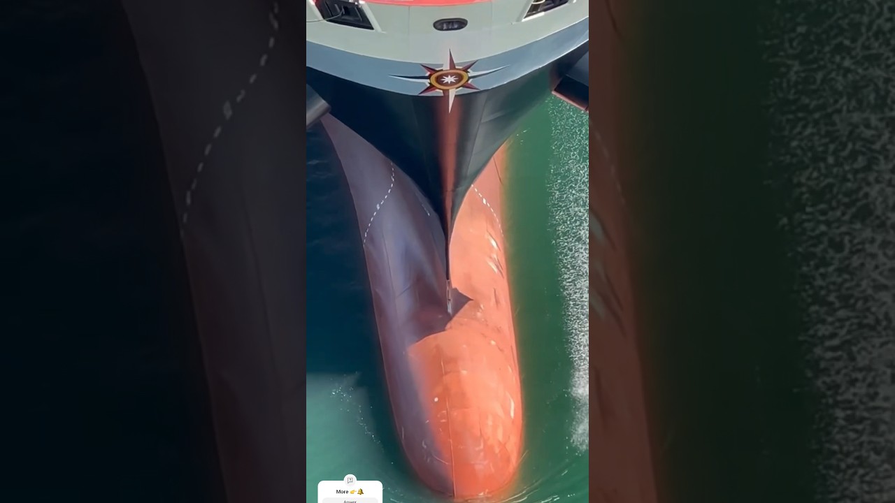 Massive container ship arrive ( los Angeles California ) #ship #sea #shorts