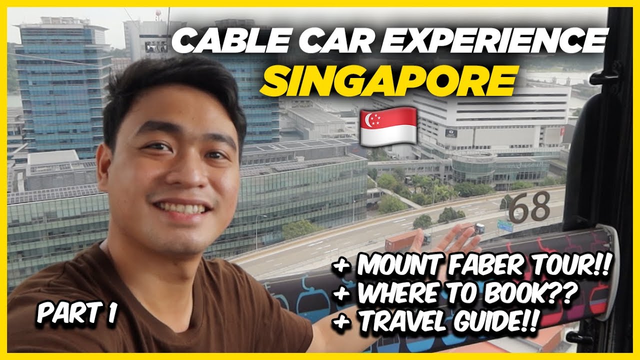 MY FIRST Cable Car Ride! DIY Commute to HarbourFront & Ascent to Mount Faber! 🇸🇬 | Nico Dormis