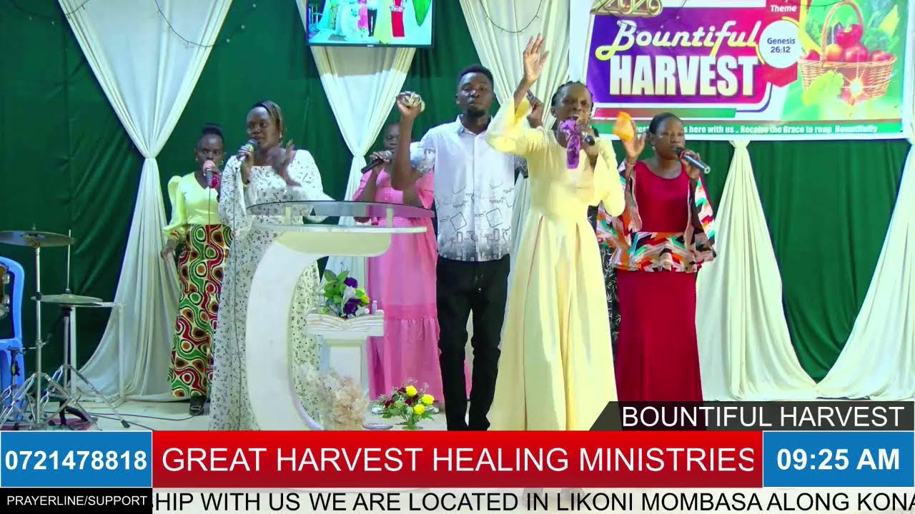 1ST SERVICE SUNDAY SERVICE  //GREAT HARVEST HEALING MINISTRIES CHURCH SERVICE