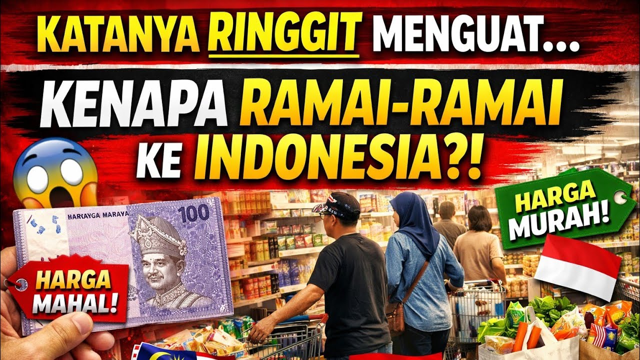Harga Malaysia Tak Masuk Akal! Ringgit Naik Tapi Rakyat Tetap Ke Indonesia! Demi Harga Murah!