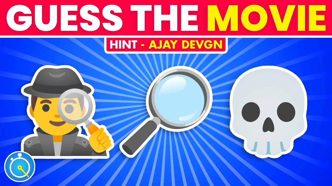 Guess The Bollywood Movie By Emoji | Bollywood Quiz