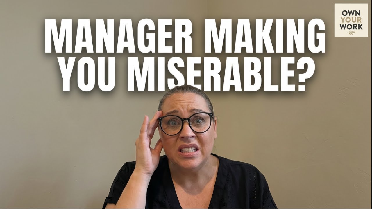 Is Your Manager Making You Miserable?
