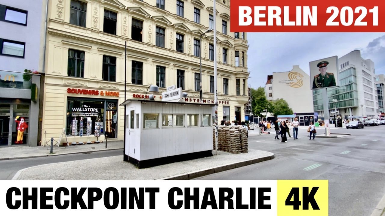 BERLIN, GERMANY 🇩🇪 [4K] Checkpoint Charlie