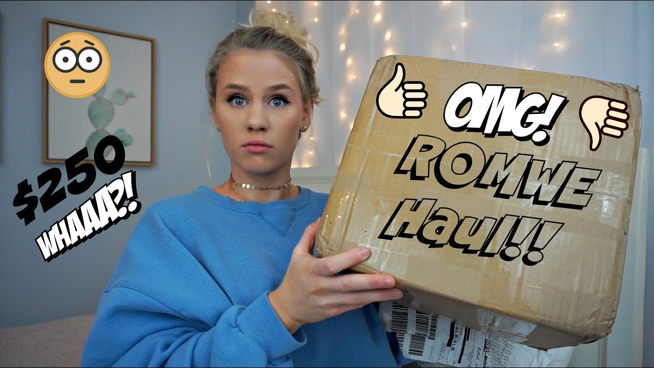 I SPENT $250 ON ROMWE! IS IT A SCAM? || Anna Cerinetti