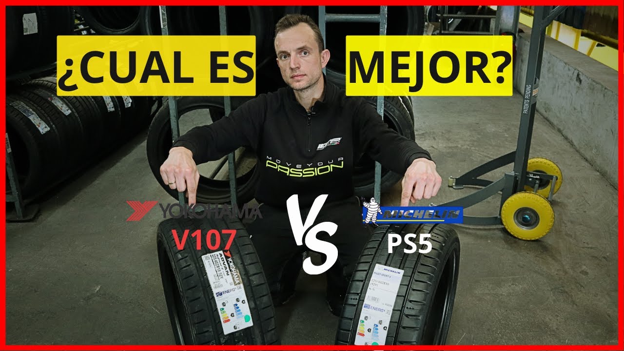 🚨&iquest;Qu&eacute; NEUMATICO es MEJOR MICHELIN PS5 O YOKOHAMA ADVAN V107? | HACEMOS COMPARATIVA MUY 🤔